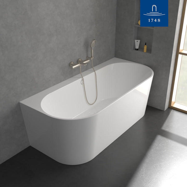 Villeroy & Boch Verve Showers Duschkopf, Handbrause mit 3 Strahlarten per Knopfdruck, EasyClean, Was