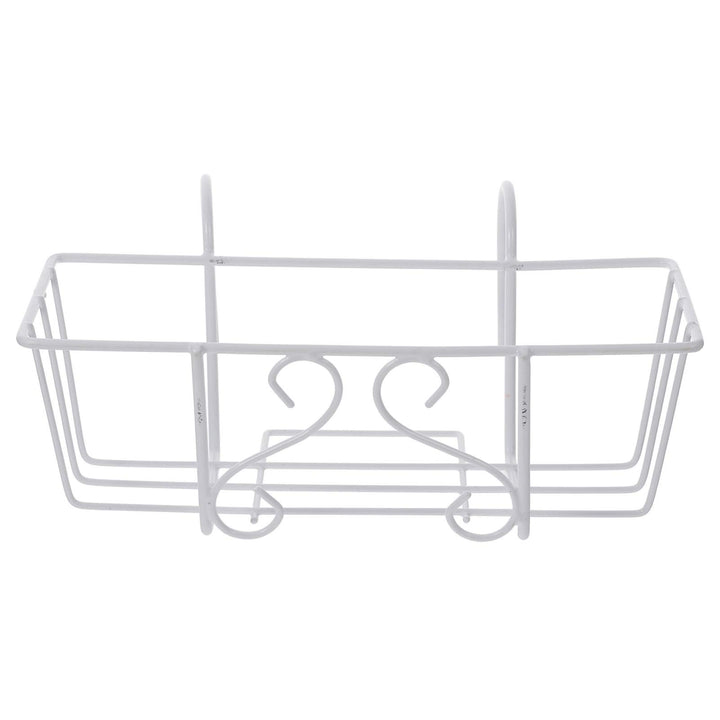 BESTONZON Balkongeländer Blumentopf Halterung Balkon Geländer Topf Regal Metall Blumentopfhalter Eis
