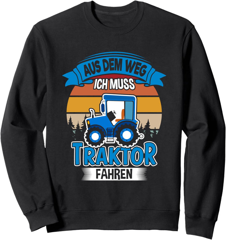 Traktor fahren Kinder Bauer Sweatshirt