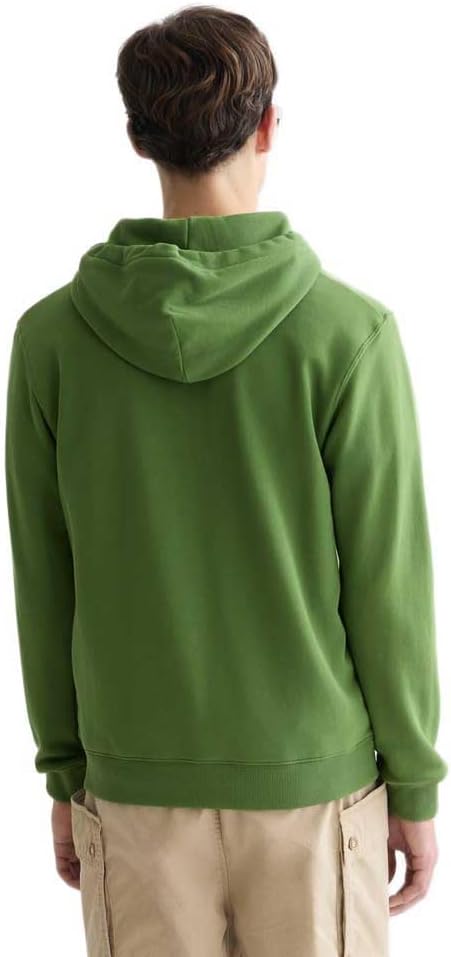Scotch & Soda Herren Essential Badge Logo Hooded Sweatshirt Hooded Sweatshirt S Garden Green 300, S