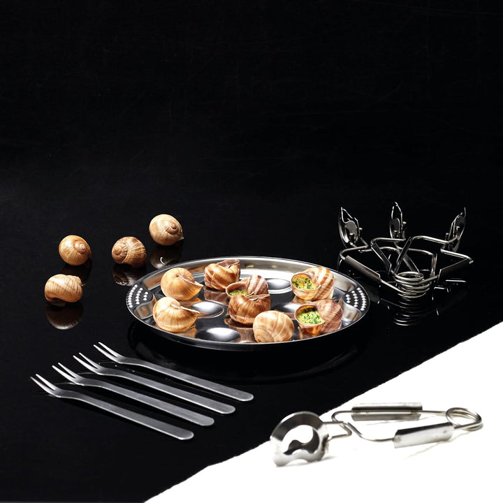 COOK CONCEPT Schnecken-Dienstprogramm, Silber, One Size, Einheitsgrösse, KU6097