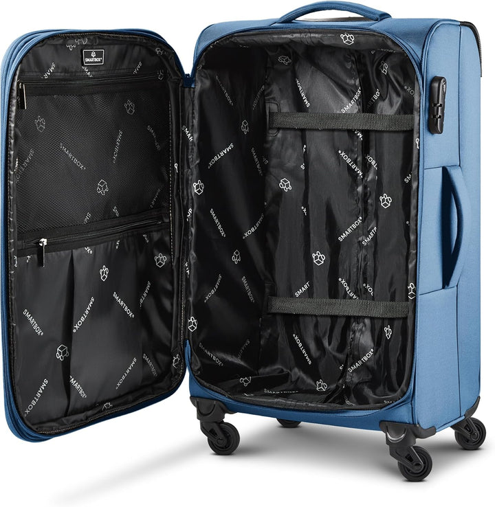 Smartbox Weichgepäck Koffer-Set 3-teilig für Damen & Herren | leichte & stabile Reise-Trolleys, hoch