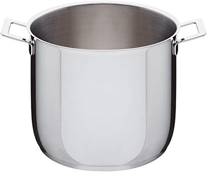 Alessi "POTS & PANS" Topf aus Edelstahl, Silber 24 cm, 24 cm