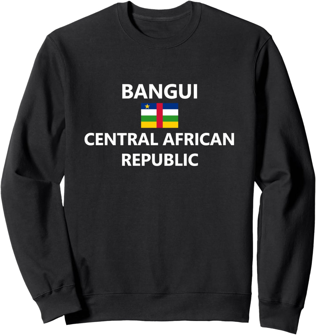 Bangui Central African Republic Flagge Land Flag Country Sweatshirt