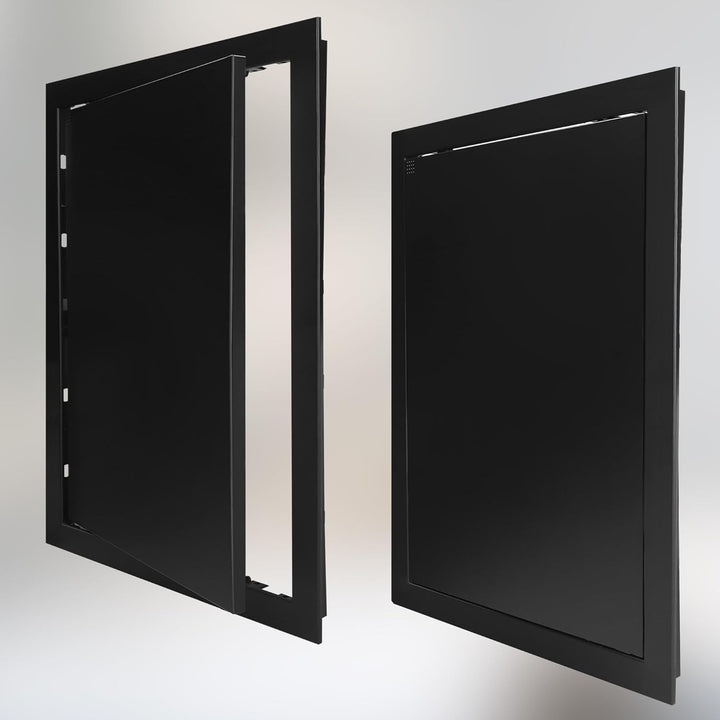 KOTARBAU® Revisionstür 30x40 cm Revisionsklappe Trockenbau Schwarz Kunststoff Wartungsklappe Revisio