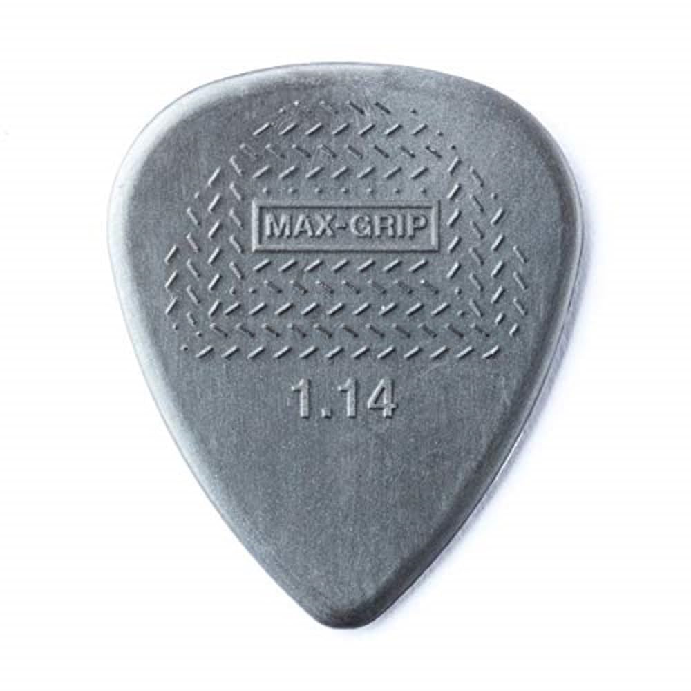 Médiators Jim Dunlop 1,14mm Max Grip 1,14mm sachet de 72 Sachet de 72 1,14mm, Sachet de 72 1,14mm