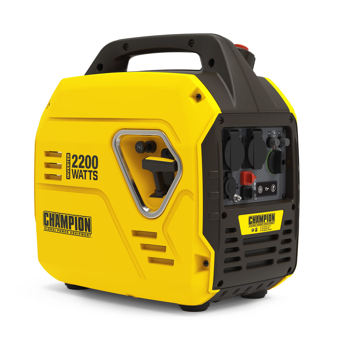 Champion Power Equipment Stromerzeuger The Mighty Atom (2200 W Inverter, nur Benzin, 58 dBA – 7 m En
