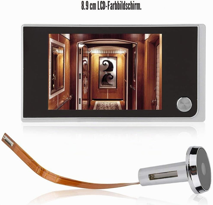 Tangxi Digitaler Türspion,Türspion Kamera Türspion Viewer 3,5-Zoll-LCD-Bildschirm+ 120 ° Winkelansic