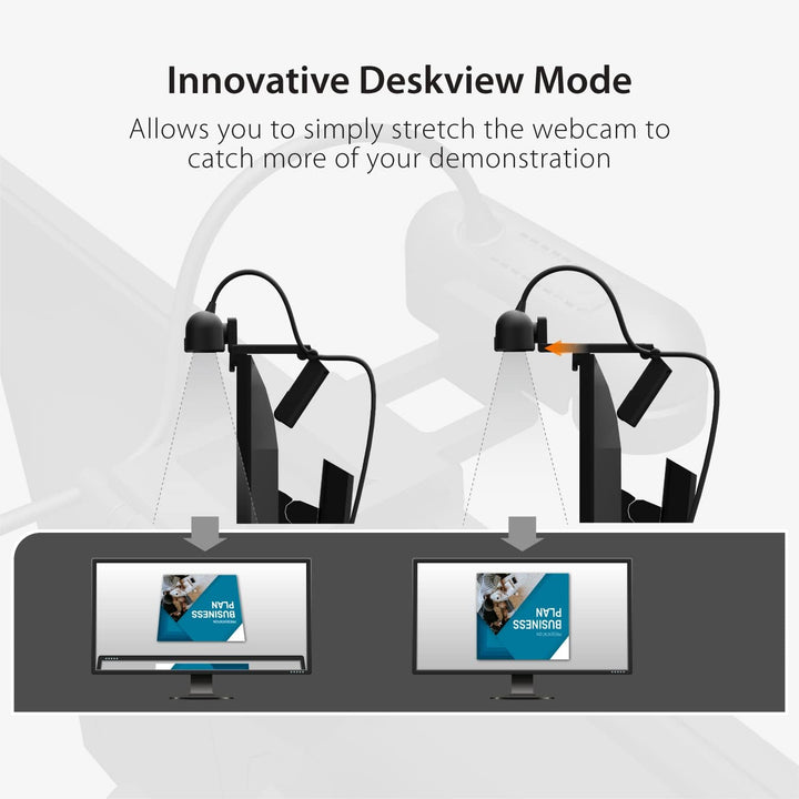 j5create 1080P Dual Mode Webcam&amp;Dokumentenkamera mit automatischem&amp;manuellem Fokus, magnetische Sich