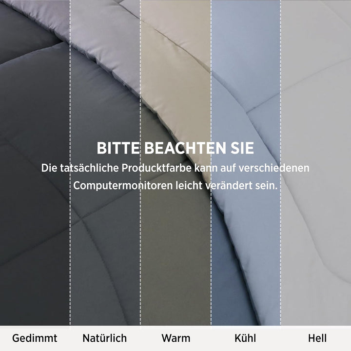 BEDSURE Bettdecke Ohne Bezug 135x200 - Bettdecke 135x200 für Allergiker, Warm &amp; Gemütlich Ganzjahres