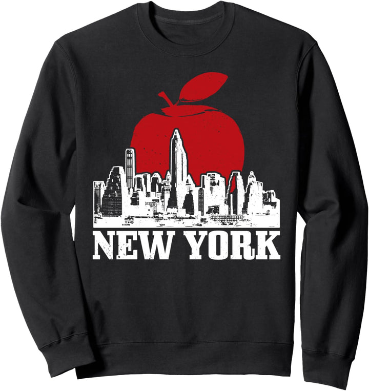 New York City Skyline Big Apple NYC NY Manhattan Souvenir Sweatshirt