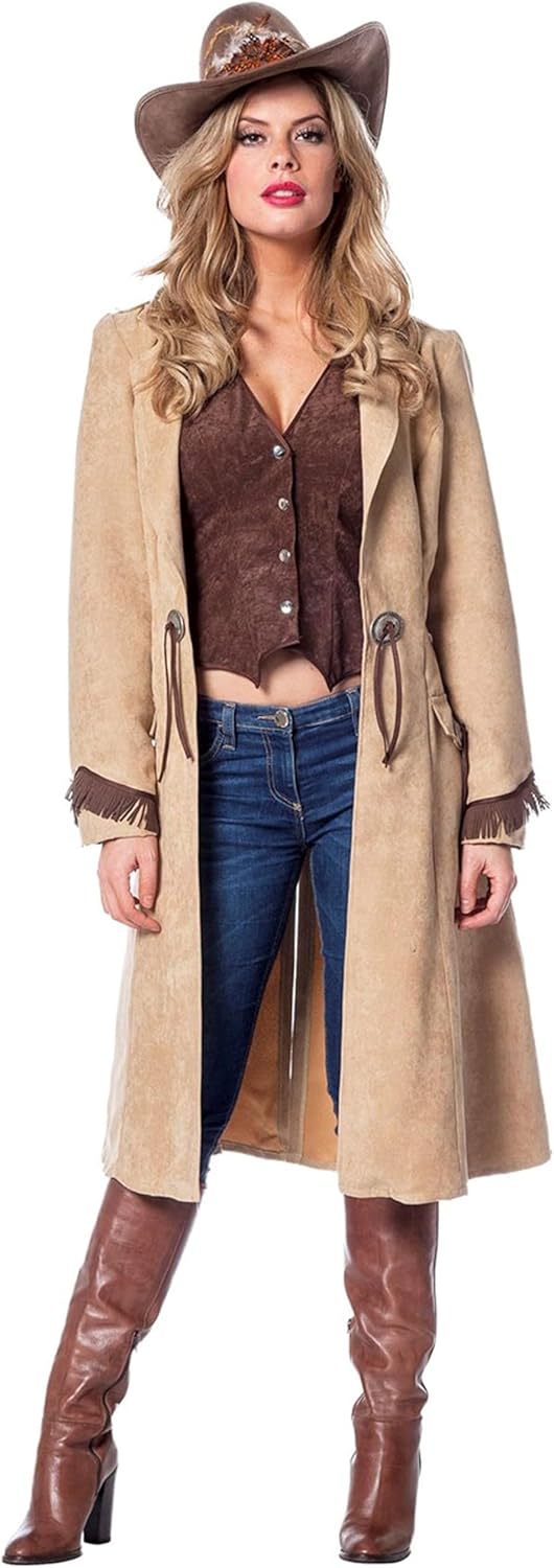 WILBERS &amp; WILBERS Cowgirl Kostüm Cowboy Wilder Westen Damen Western Rodeo Sheriff Saloon Karneval, 3