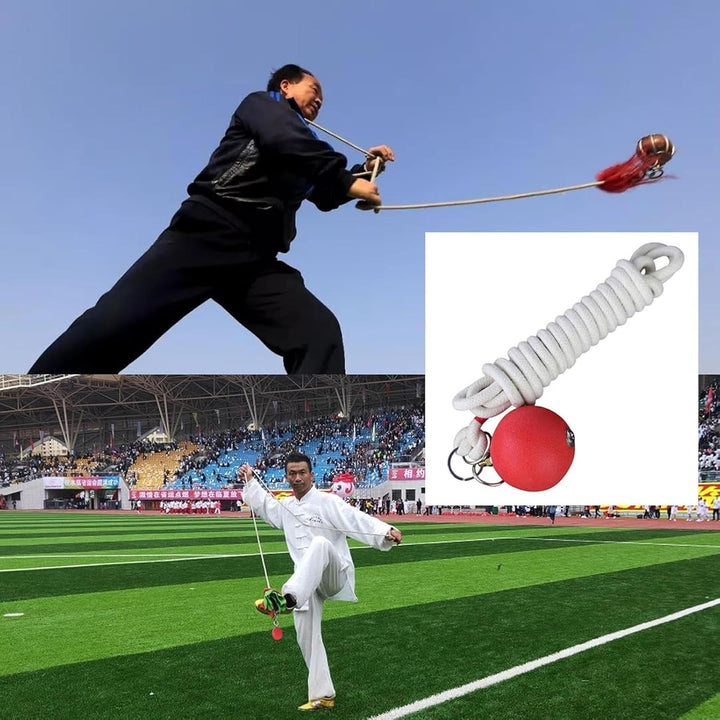 Seil-Dart-Trainer, Gummi-gewichteter Ballseil, weiches Kampfsport-Trainingsgerät, benutzerfreundlich