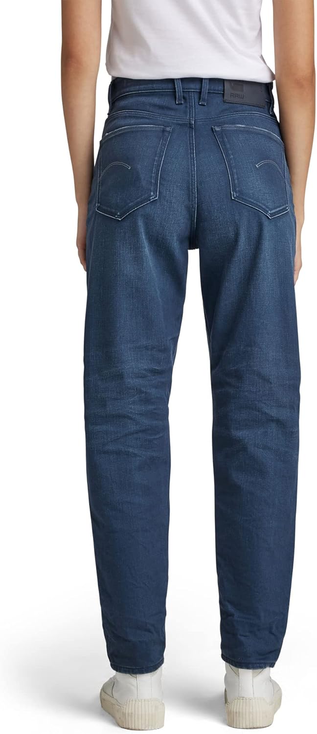 G-Star RAW Damen Janeh Ultra High Mom Ankle Jeans 26W / 30L Blau (Worn in Rivulet D16083-c048-c600),