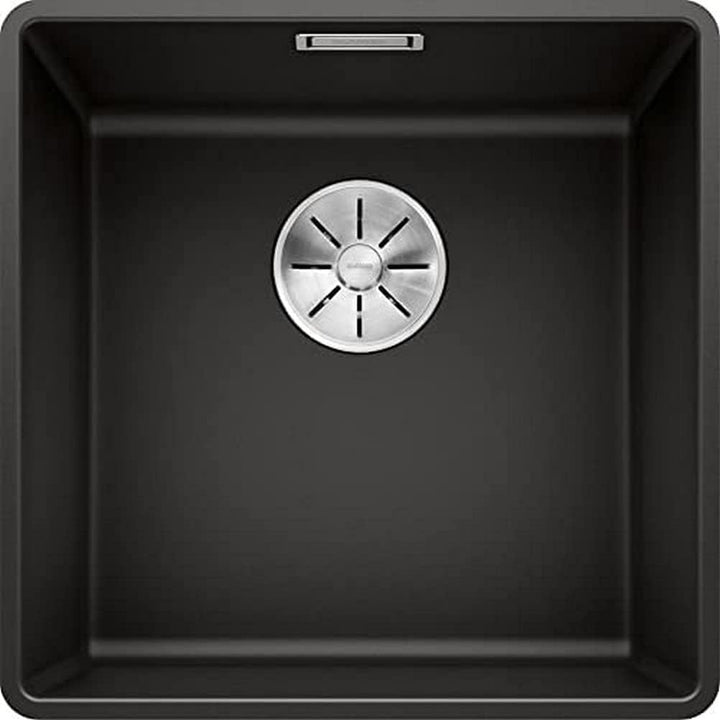 BLANCO SUBLINE 400-F | SILGRANIT schwarz | Einbauart: Flächenbündig | ohne Ablauffernbedienung | 50e