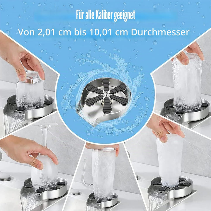 Glass Rinser, GläSer SpüLer, FlaschenspüLer, GlasspüLer, GlasspüLer FüR SpüLbecken, Cupwash, Cup Was