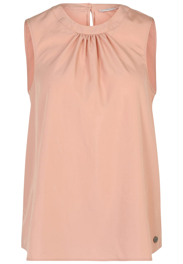 Tamaris Damen AVEIRO AOP Gewebtes Rundhalsausschnitt Top 34 Cloud Pink, 34 Cloud Pink