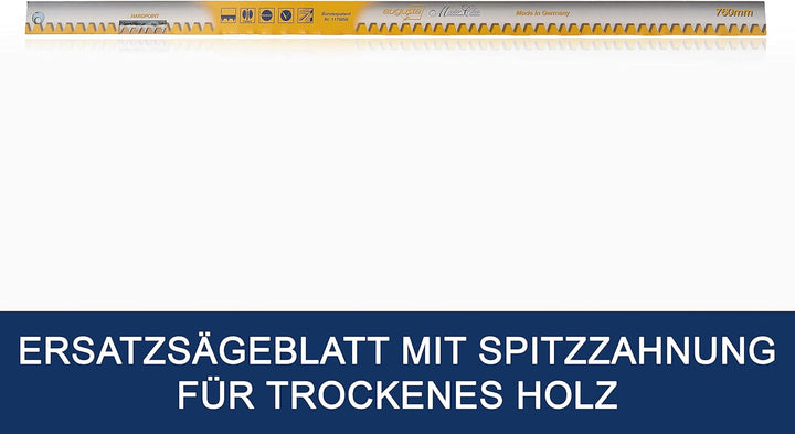 Augusta-Heckenrose Bügelsägeblatt 760mm I Ersatz-Sägeblatt für Bügelsäge 760 mm mit gehärteter Spitz