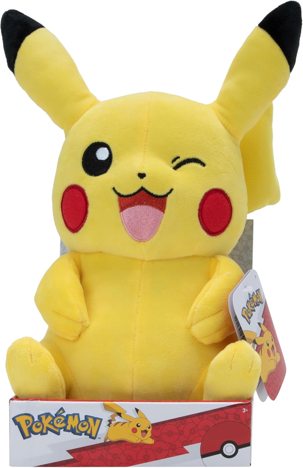 Pokémon PKW3106-30cm Plüsch - Pikachu, offizielles Plüsch, Pikachu