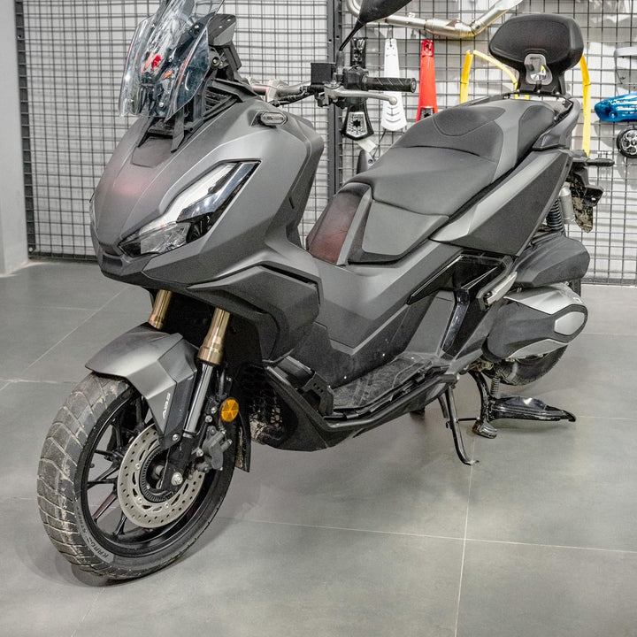 Lorababer Stossstangenschutz für Motorräder kompatibel mit ADV350 ADV 350 2022 2023 2024 schwarzer S