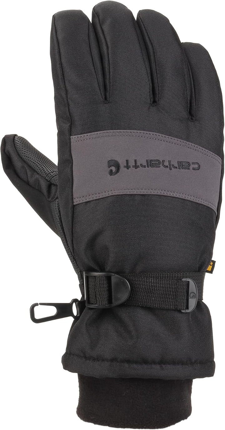 Carhartt Herren Wp Wasserdichter, Isolierter Handschuh kaltes Wetter M (1er Pack) schwarz / grau, M