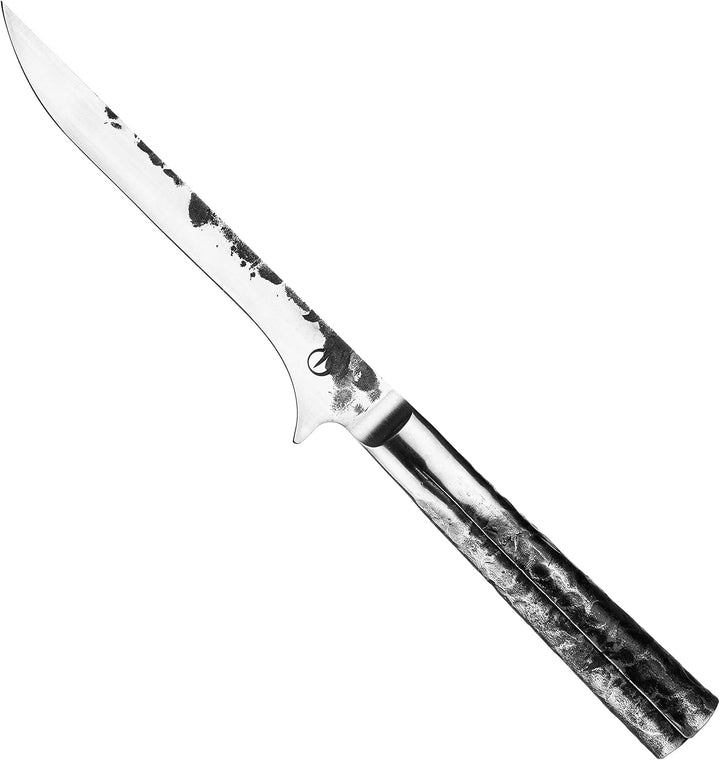 Forged Intense Ausbeinmesser, 15cm, handgefertigt, in Holzkiste