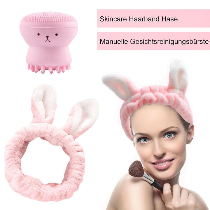 Hautpflege Set für Teenager-Mädchen, Japan Sakura Skincare Set, Anti-aging Gesichtspflege Set, Tägli