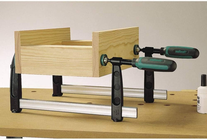 wolfcraft 3623000 SZ 120-1000, Schraubzwinge, 120 mm Ausladung 120 / 1000 120/1000mm, 120/1000mm