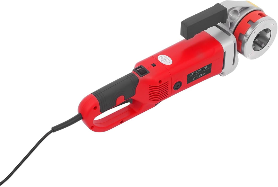 Elektrischer Rohrgewindeschneider 2000 W Gewindeschneidmaschine mit 4 Matrizen 1-1/4", 1", 3/4", 1/2