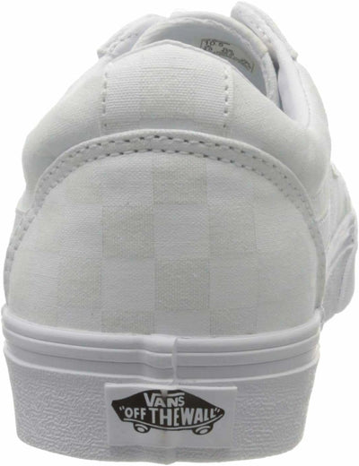 Vans Damen Ward Sneaker 36 EU Checkerboard White White, 36 EU Checkerboard White White