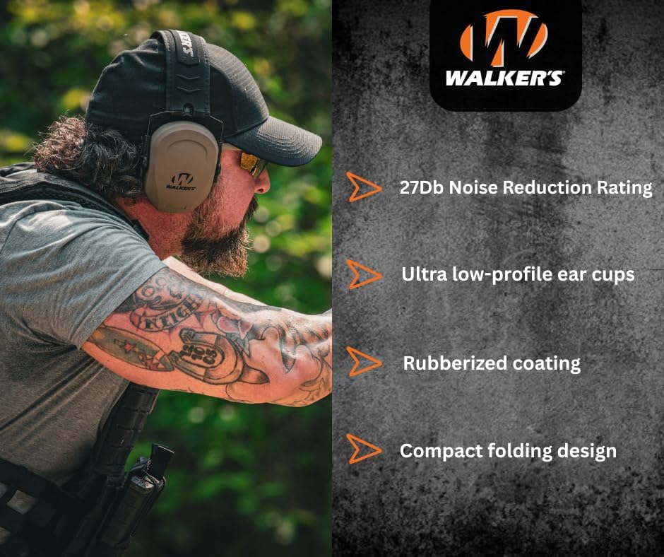Walker's Game Ear Razor Passiv - Blaugrün (GWP-RSMPAS-TL) Einheitsgrösse Blaugrün, Einheitsgrö&