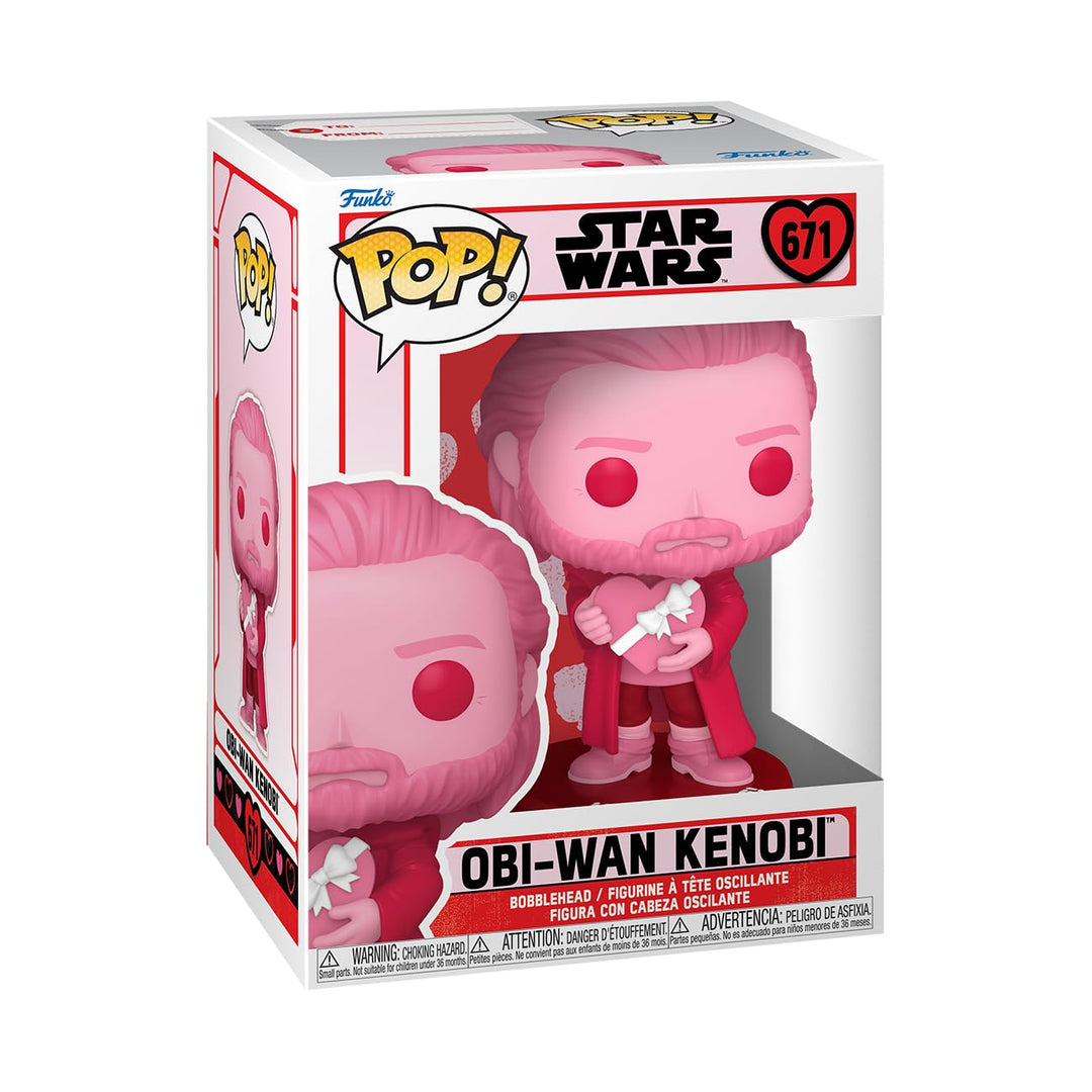 Funko POP! Star Wars: Valentines - Obi-Wan Kenobi - Vinyl-Sammelfigur - Geschenkidee - Offizielle Ha