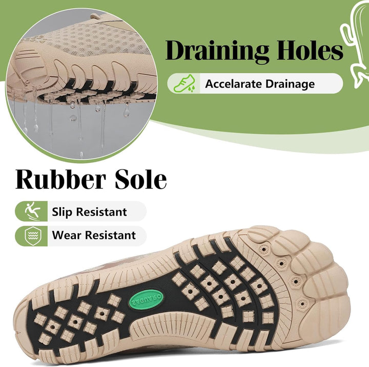 SAGUARO Badeschuhe Damen Aquaschuhe Herren Slip On Atmungsaktiv Schnelltrocknend Wasserschuhe Outdoo