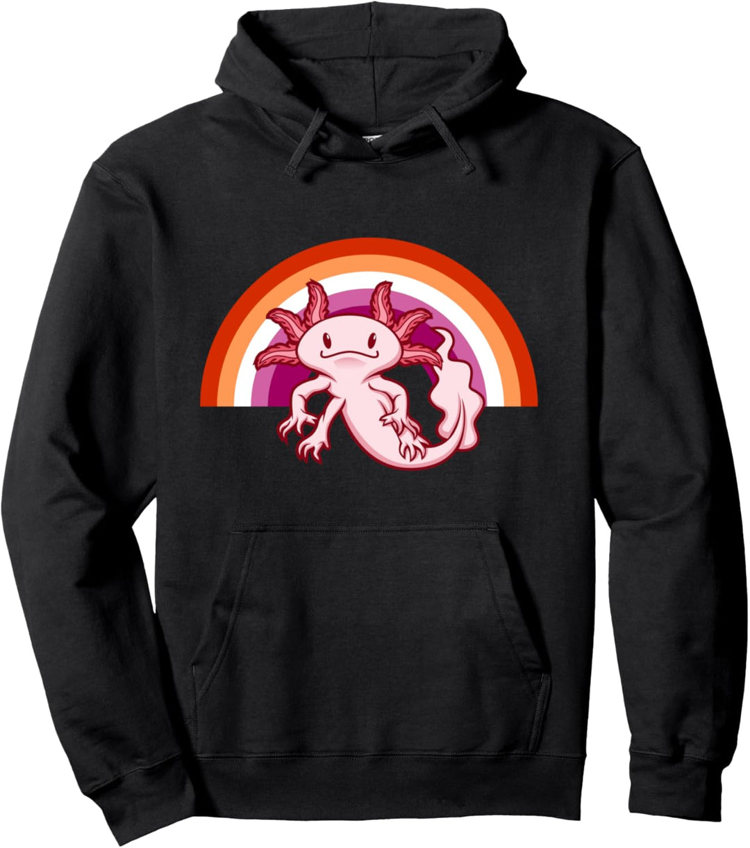 Lesbisch Axolotl Lesbisch Pullover Hoodie