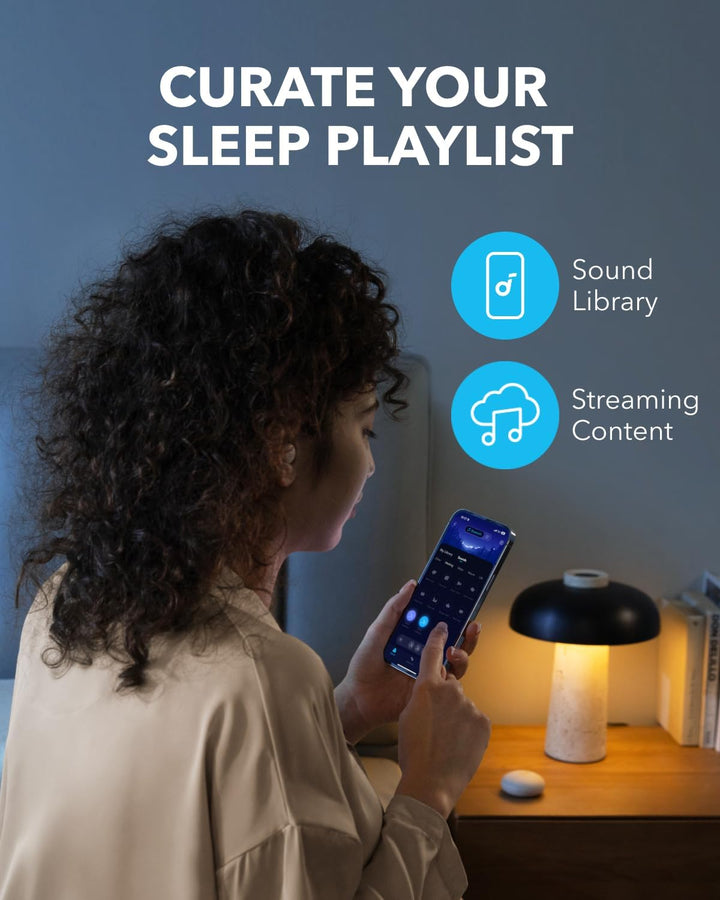 soundcore Schlafkopfhörer Sleep A20 Earbuds von Anker, Geräuschblockierung, Seitenschläfer, 80h Wied