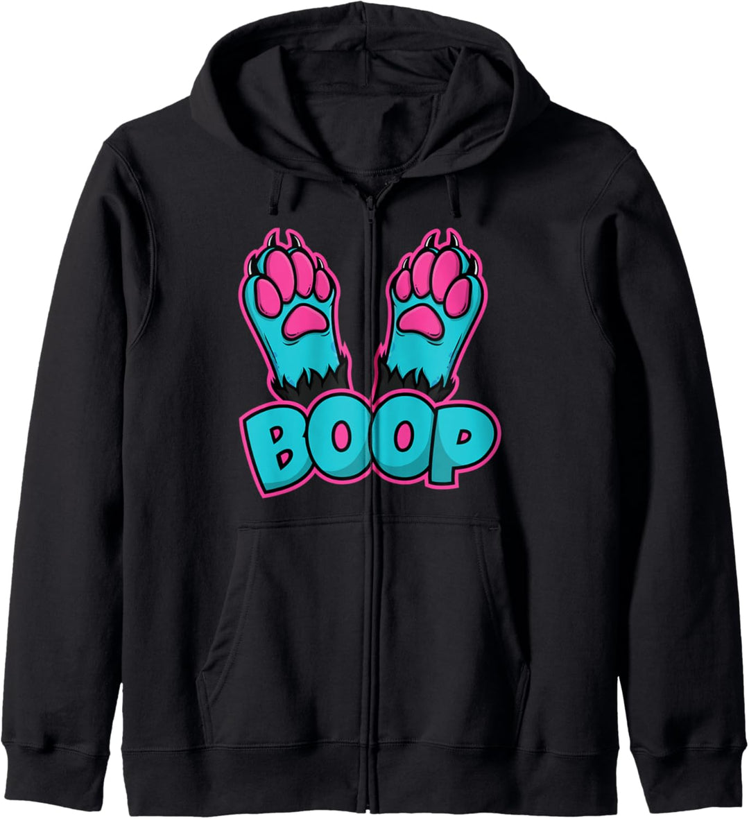 Furry Fursona Fandom Zehen Bohnen Füsse Boop Kapuzenjacke
