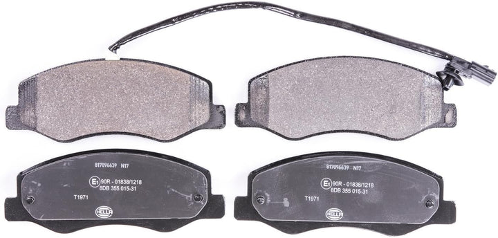 HELLA PAGID 8DB 355 015-311 Bremsbelagsatz - T1971 - Dicke/Stärke: 18mm - Bremssystem: Brembo - mit