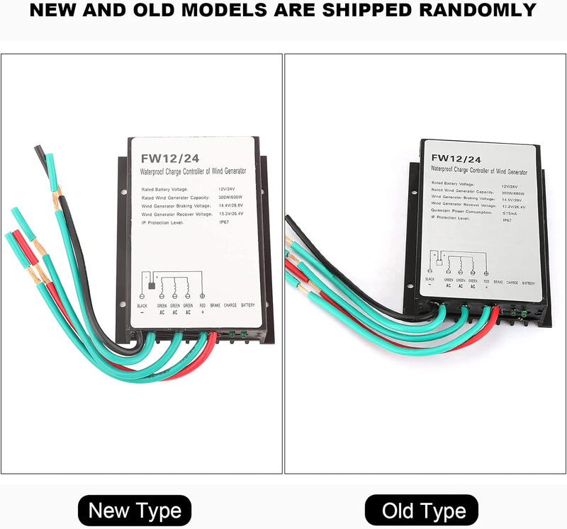 Windladeregler Wind Auto Mppt Controller FW12 IP67 Wasserdichter Windautomatischer Regler