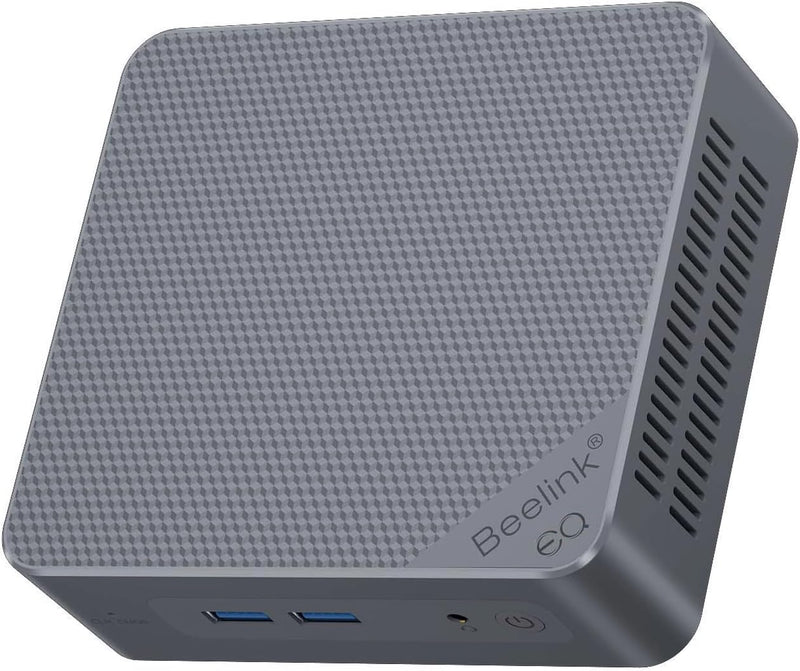 Beelink EQ12 Mini PC, Intel 12th Processor N100 (4C/4T, bis zu 3.4Ghz), 16G DDR5 500G M.2 SSD Mini C