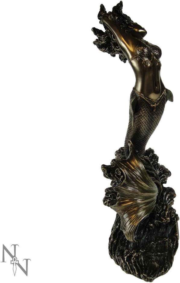 Nemesis Now Figur Yemaya Göttin des Wassers, Kunstharz, 27 cm, bronzefarben
