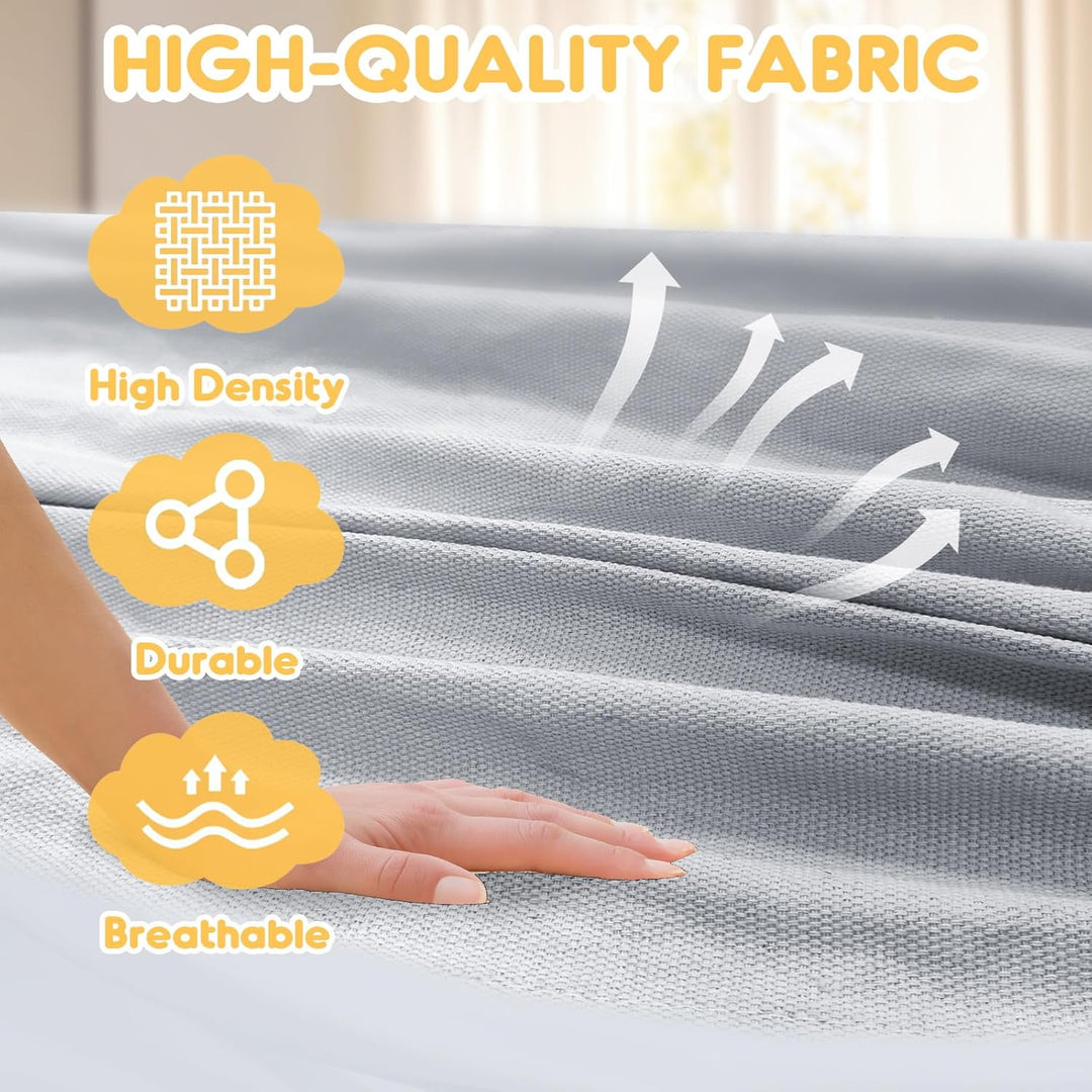 ANYOO Hängematte Outdoor Baumwolle Bequemer Stoff mit Baumfreundlichen Gurten zum Aufhängen, Robuste