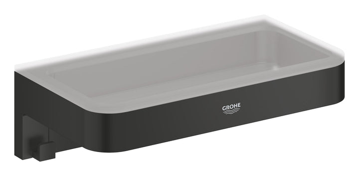 GROHE Start Cube, Seifenschale für die Dusche oder Badewanne, ohne Bohren (zum Kleben oder Bohren, i