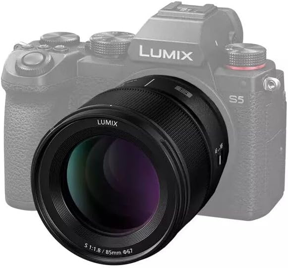Panasonic S-S85E LUMIX S Objektiv (85mm, L-Mount Objektiv, F1.8, Filtergrösse 67mm) schwarz, 85mm