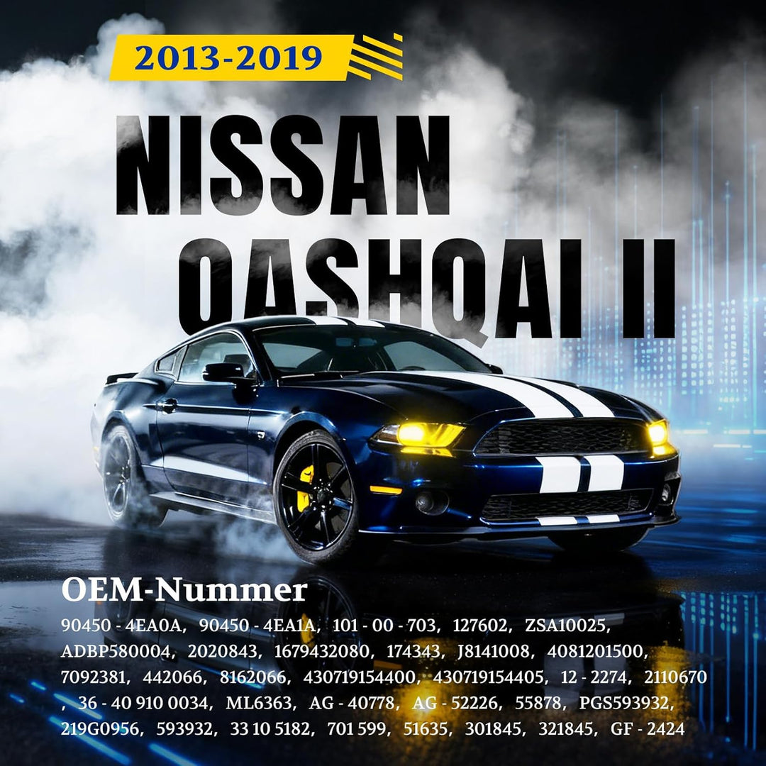 Arana 2x Heckklappe Dämpfer Gasdruckfeder kompatibel mit Qashqai II J11 J11 Alle Motoren SUV 2013-20