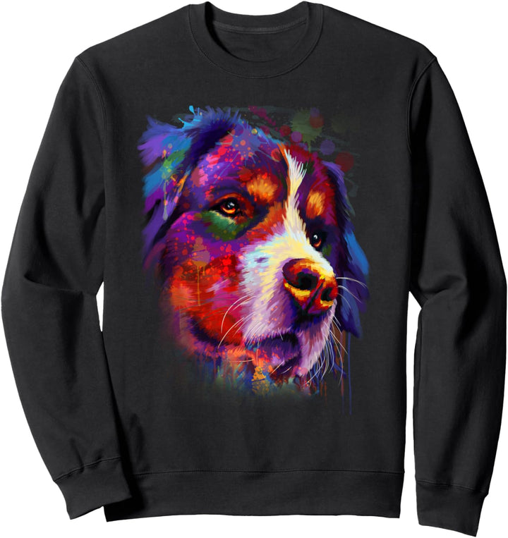 Berner Sennenhund Hunde Frauchen Sweatshirt