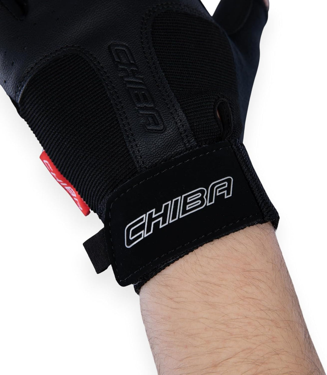 Chiba Classic Fitness Handschuhe | Elastische Passform & Robustes Clarinoleder | Anatomische Innenha