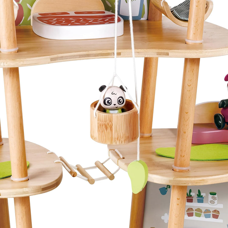 Hape Green Planet Explorers Das Bambushaus der Pandas