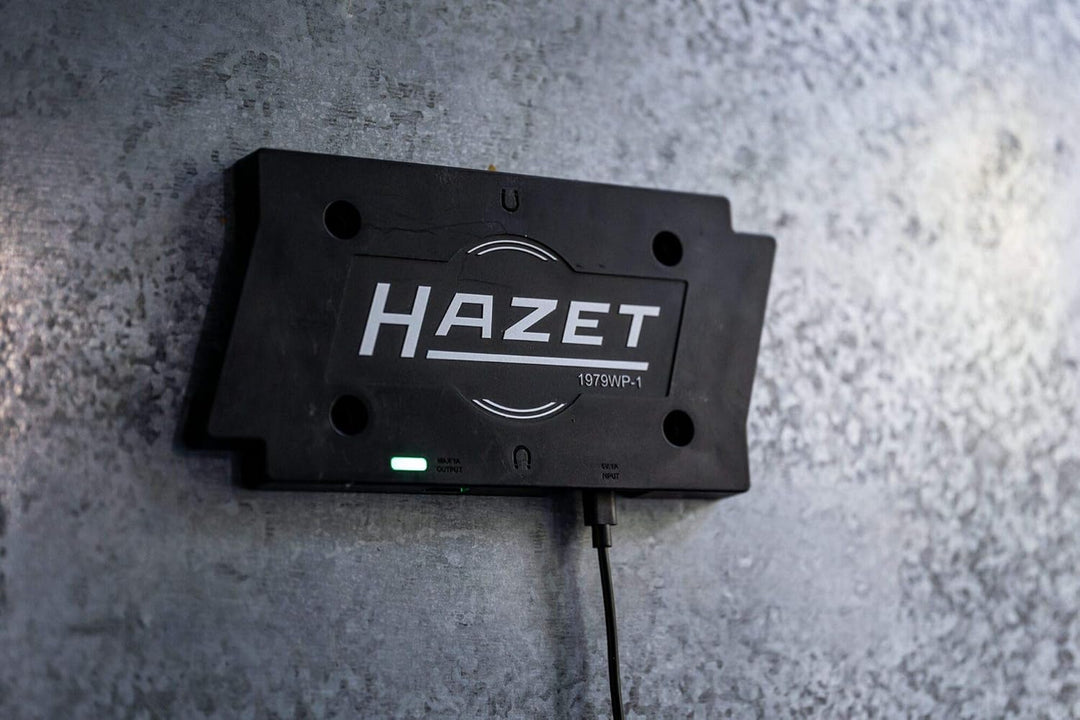 Hazet Wireless Charging Pad (kabelloses Laden Lampe) 1979WP-1, schwarz Charging Pad für eine Lampe,