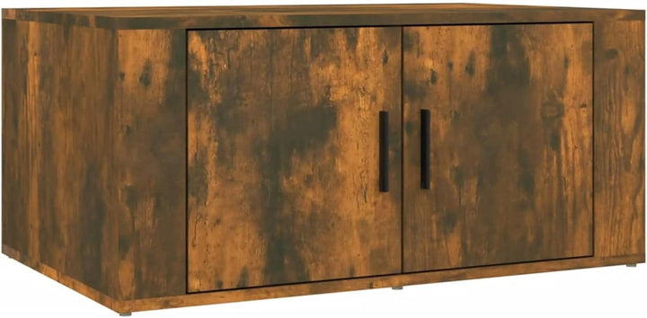 Tidyard Couchtisch Modernes Design Beistelltisch mit 2 Fächer Wohnzimmertisch Kaffeetisch Sofatisch