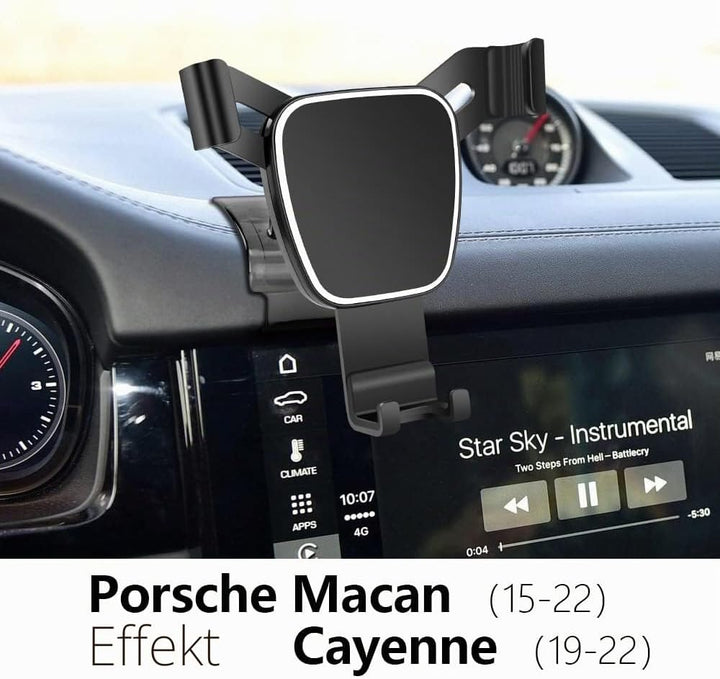 musttrue LUNQIN KFZ-Handyhalterung für 2015–2024 Porsche Macan und 2019–2023 Cayenne Autozubehör Nav
